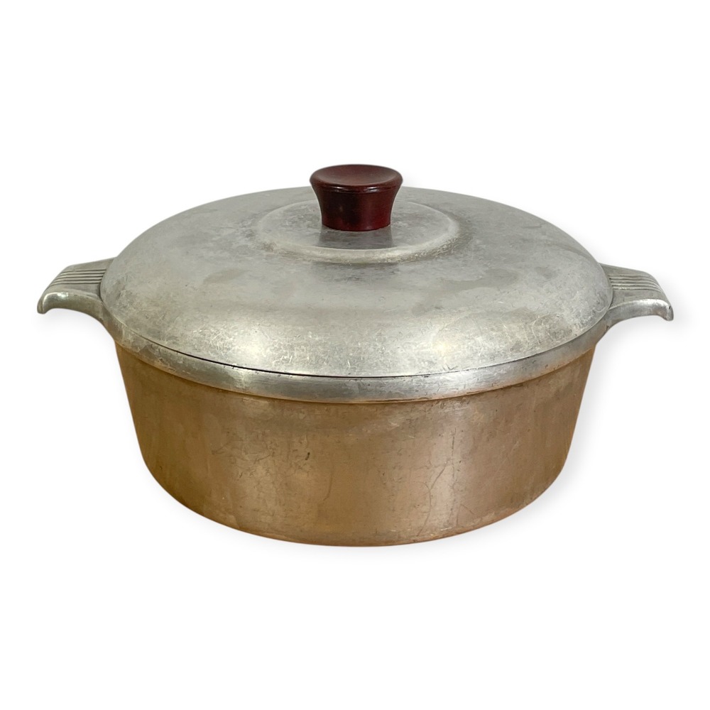 Wagner Ware Magnalite 4056 Dutch Oven 3.5 Qt Cast Aluminum Pot Lid Cookware MCM